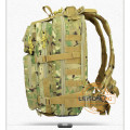 Tactical Backpack adopts 1000D waterproof fabric and nylon webbing being stitched with nylon thread